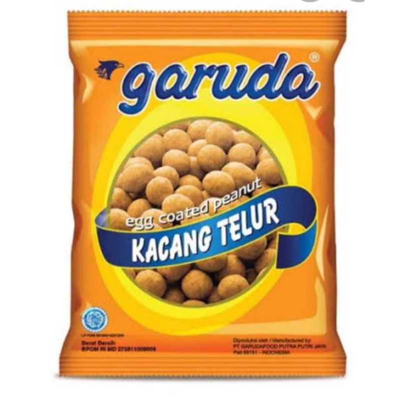 

Kacang Telur Garuda ( 22 Gram x 10 Pcs ) Baru