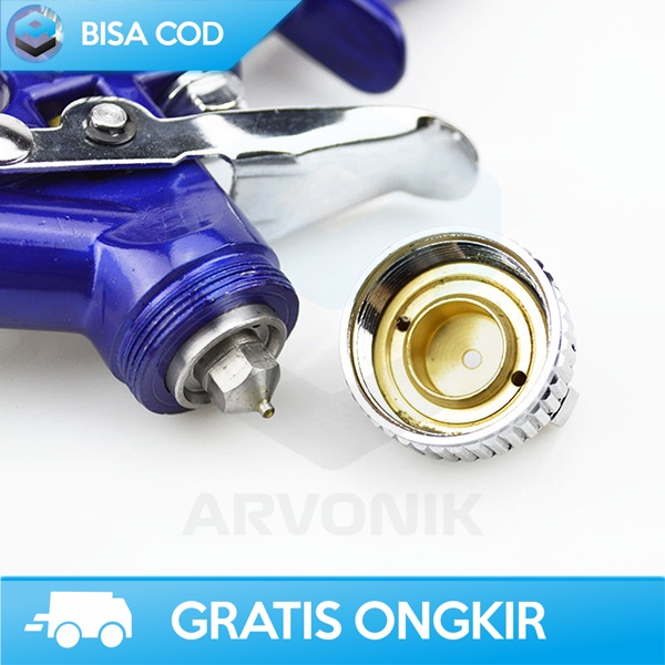 SEMPROTAN CAT SPRAY GUN HVLP AIRBRUSH 100ml TAFFWARE ORI RINGAN ORI