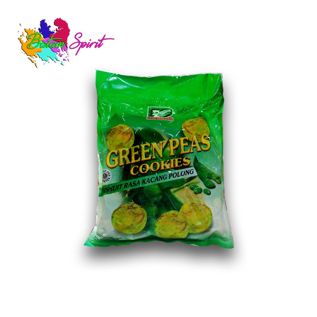 

EVER D.COOKIES GREEN PEA 400GR *40PCS