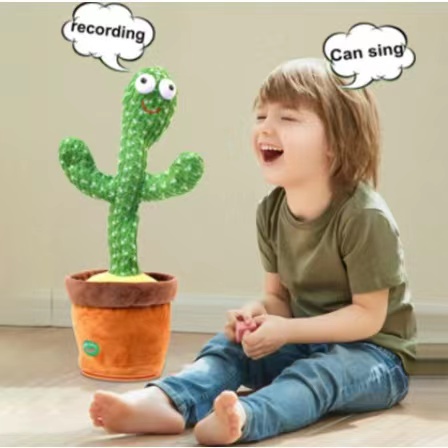 Cactus Toy Boneka Pintar Kaktus Joget Dancing Cactus Toy Joget Joged Dancing