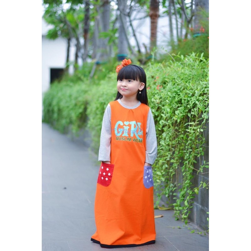 Gamis casual little buddy’s gamis casual anak usia 1-9 tahun gamis littlebuddies gamis little buddys