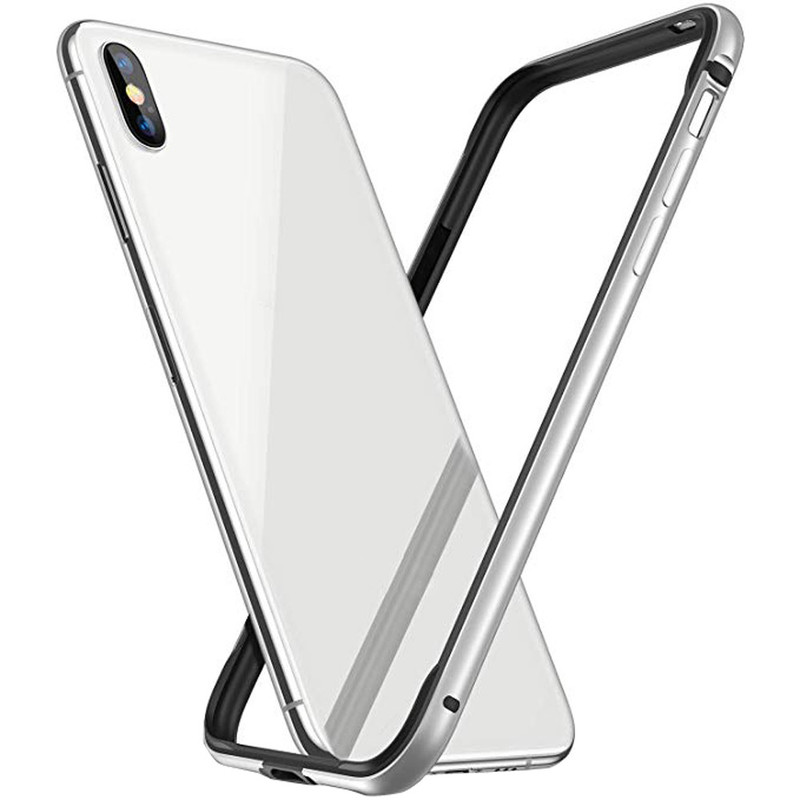 Casing Bumper Case Aluminum Metal + Silikon Untuk iPhone 12 pro max mini