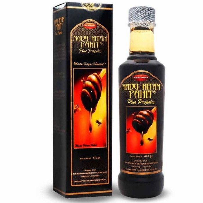 

AR ROHMAH MADU HITAM PAHIT PLUS PROPOLIS