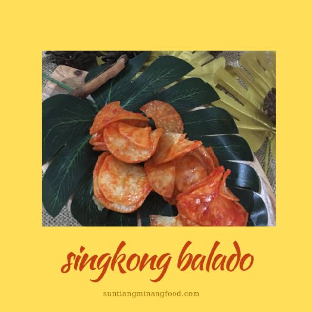 

Kerupuk singkong balado bulat