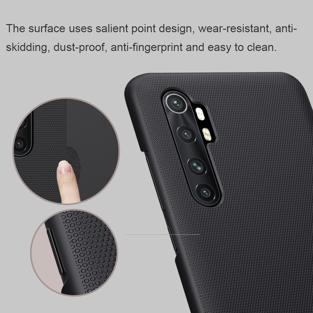 Hard Case Xiaomi Mi Note 10 Lite Nillkin Frosted Shield Casing Original