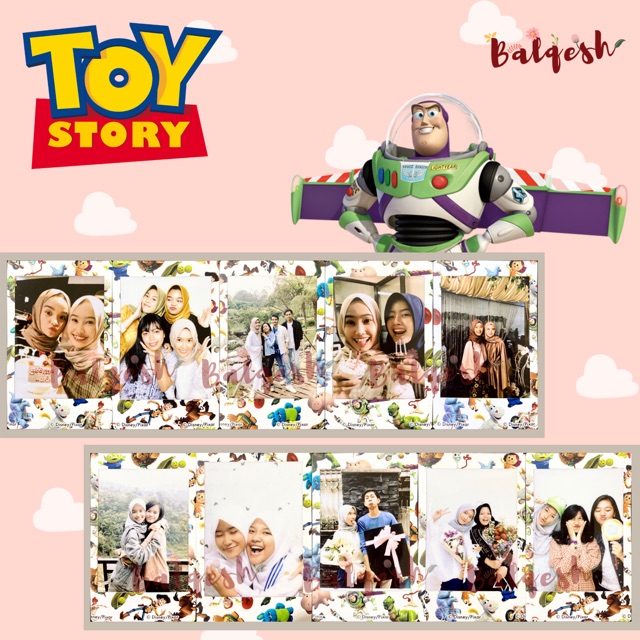 (10 LEMBAR) JASA CETAK PRINT FOTO POLAROID INSTAX FUJIFILM TOY STORY