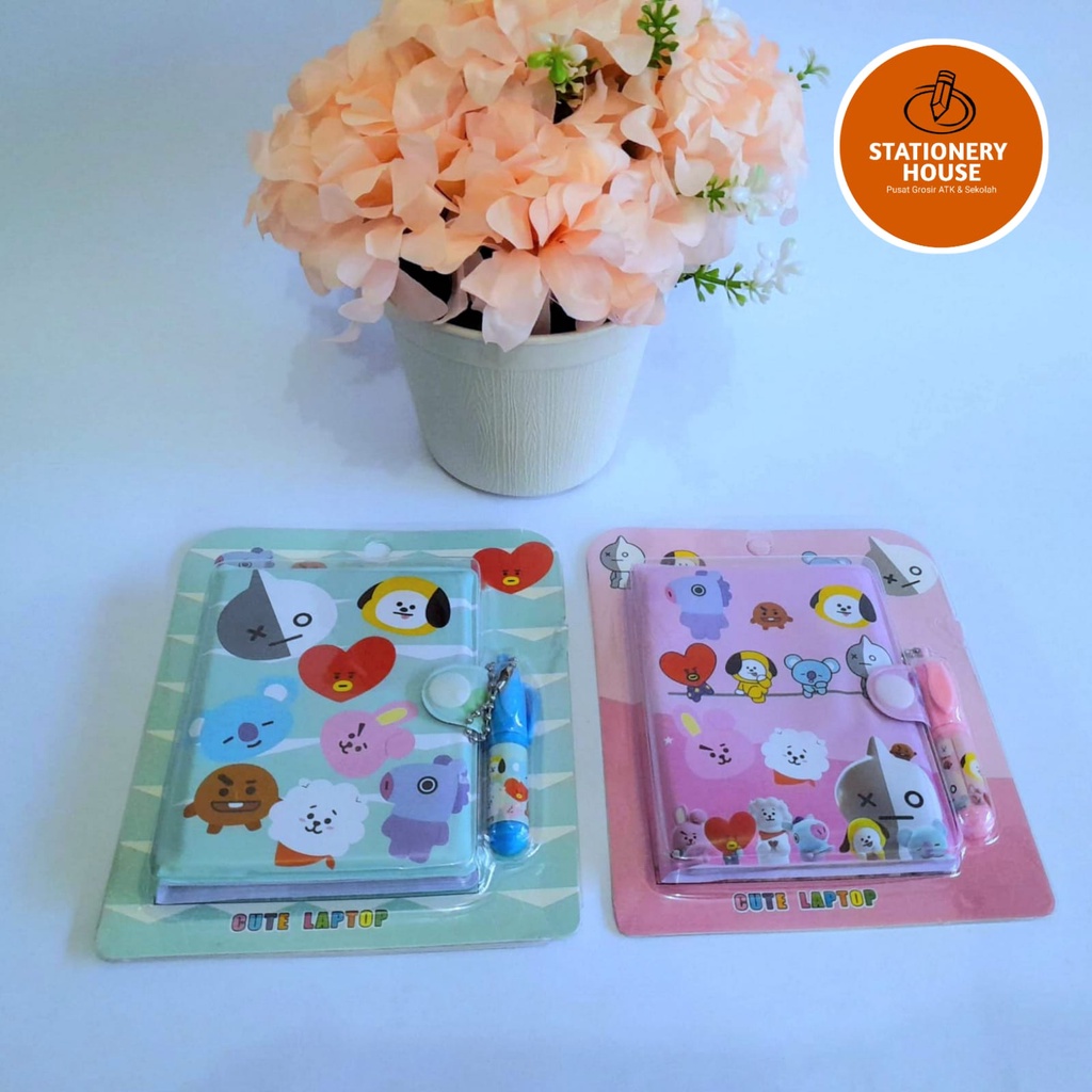 

BUKU DIARY ANAK / Diary Kancing Memo / Notes Anak Karakter / Notes BTS