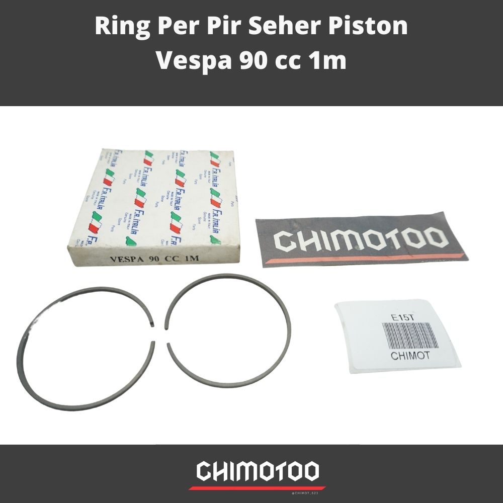 Ring Per Pir Seher Piston Vespa 90 cc 1m ready stock