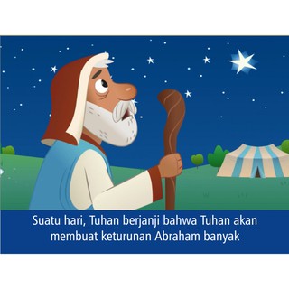 UJIAN BAPAK ABRAHAM - buku komik cerita alkitab anak Sekolah Minggu