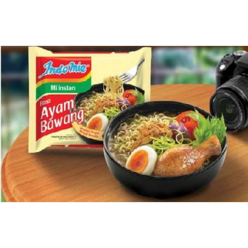 

Indomie mie instan kuah rasa ayam bawang 85gr