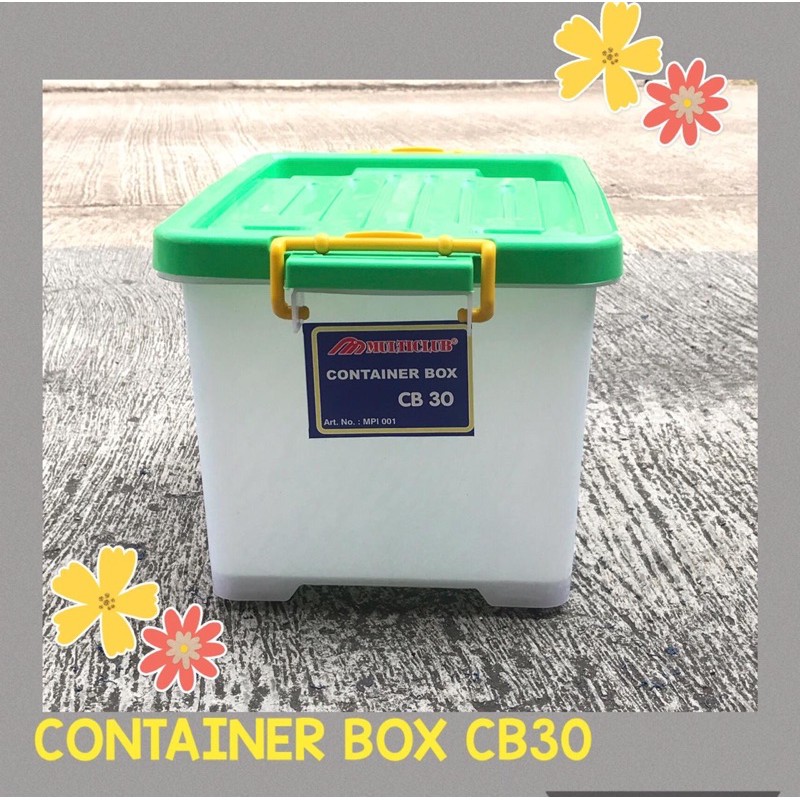 box container 30 liter (48.5x31x27.5) multiplast