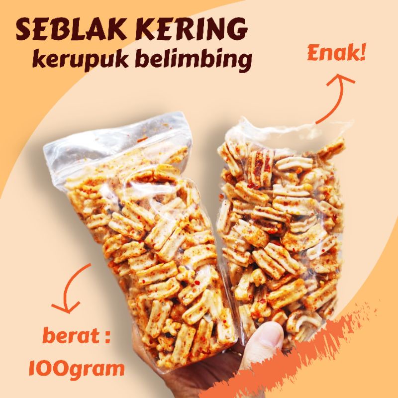 

Seblak Kering Kerupuk Belingbing / KERUPUK SEBLAK / SEBLAK PEDAS DAUN JERUK