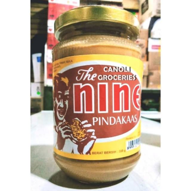 SELAI KACANG NINE JAM 330 gr - Peanut Butter THE NINE PINDAKAAS