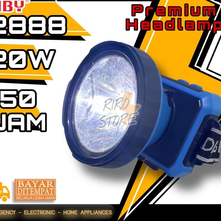 JTS Senter Kepala LUBY 20 watt / Headlamp LUBY L2888 / 2888L / 2888K 99cd ➘