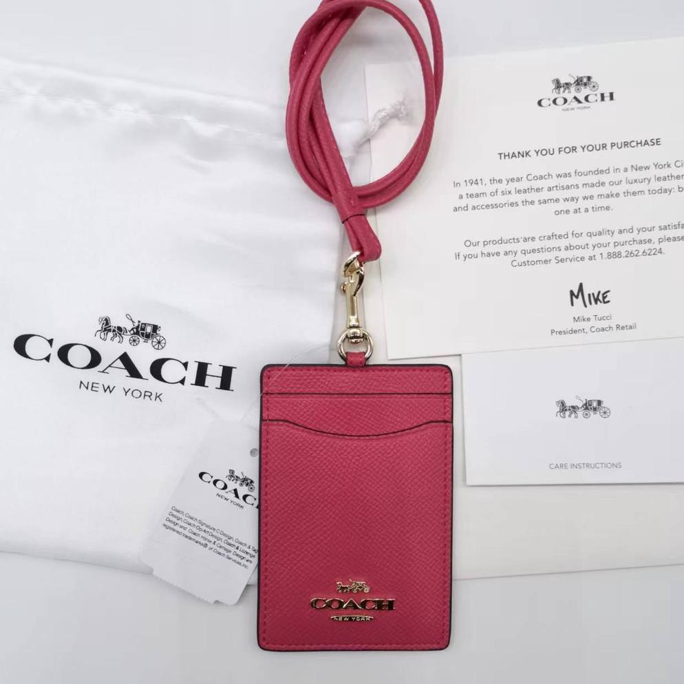 

Terjamin Baru!!! Coach Metal LOGO Lanyard ID Card Holder Name Tag Delapan Warna .,..,.,.,.