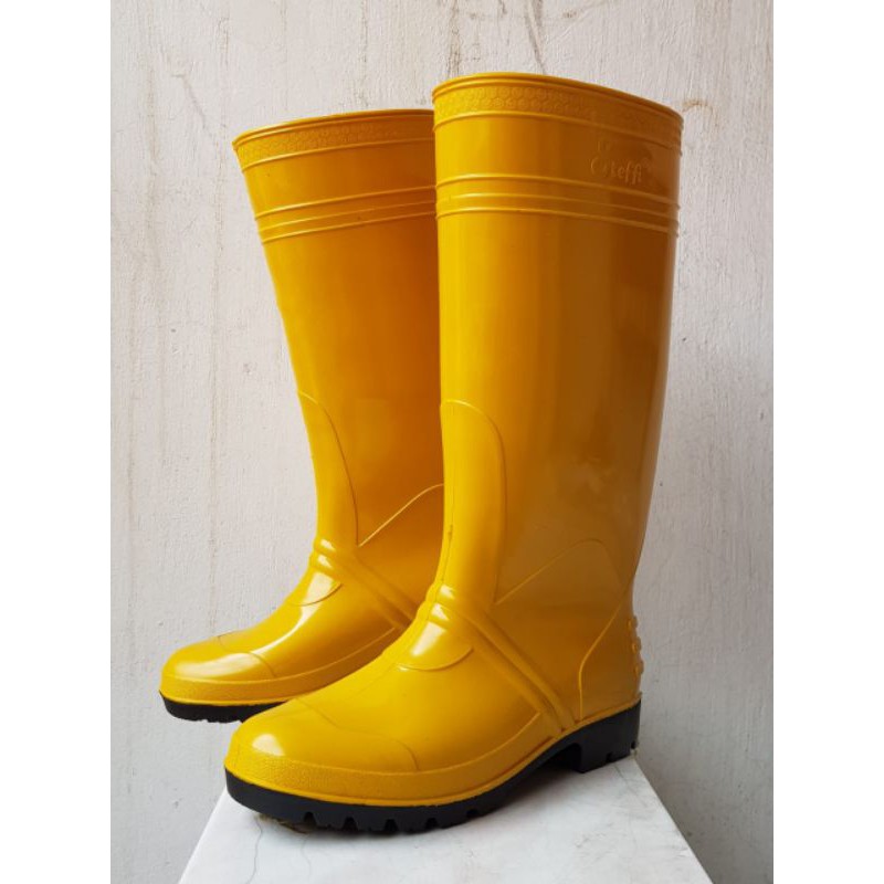 Sepatu boots karet apd boot steffi kuning panjang