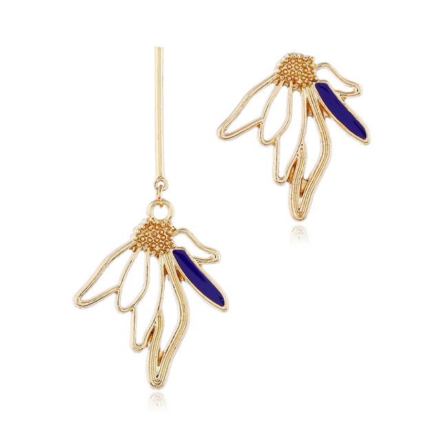 LRC Anting Tusuk Fashion Gold Branches With Pearl Earrings F49281