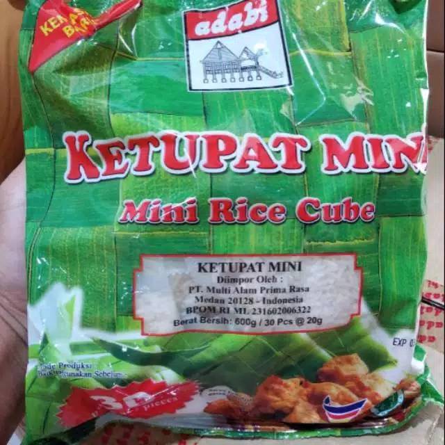 

KETUPAT MINI ABADI ISI 30 PCS