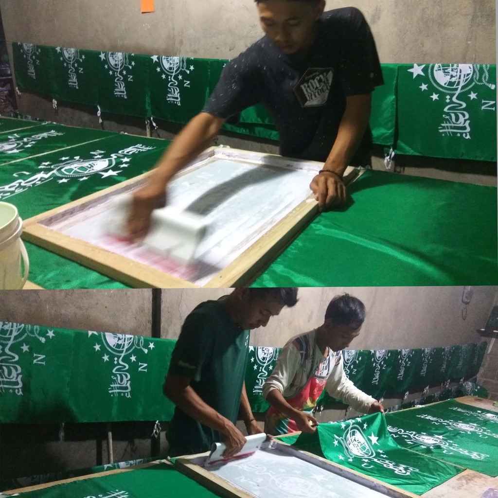 BENDERA NU / ANSOR / BANSER / PAGAR NUSA / MUSLIMAT NU / FATAYAT NU / IPNU / IPPNU UKURAN 90 X 60