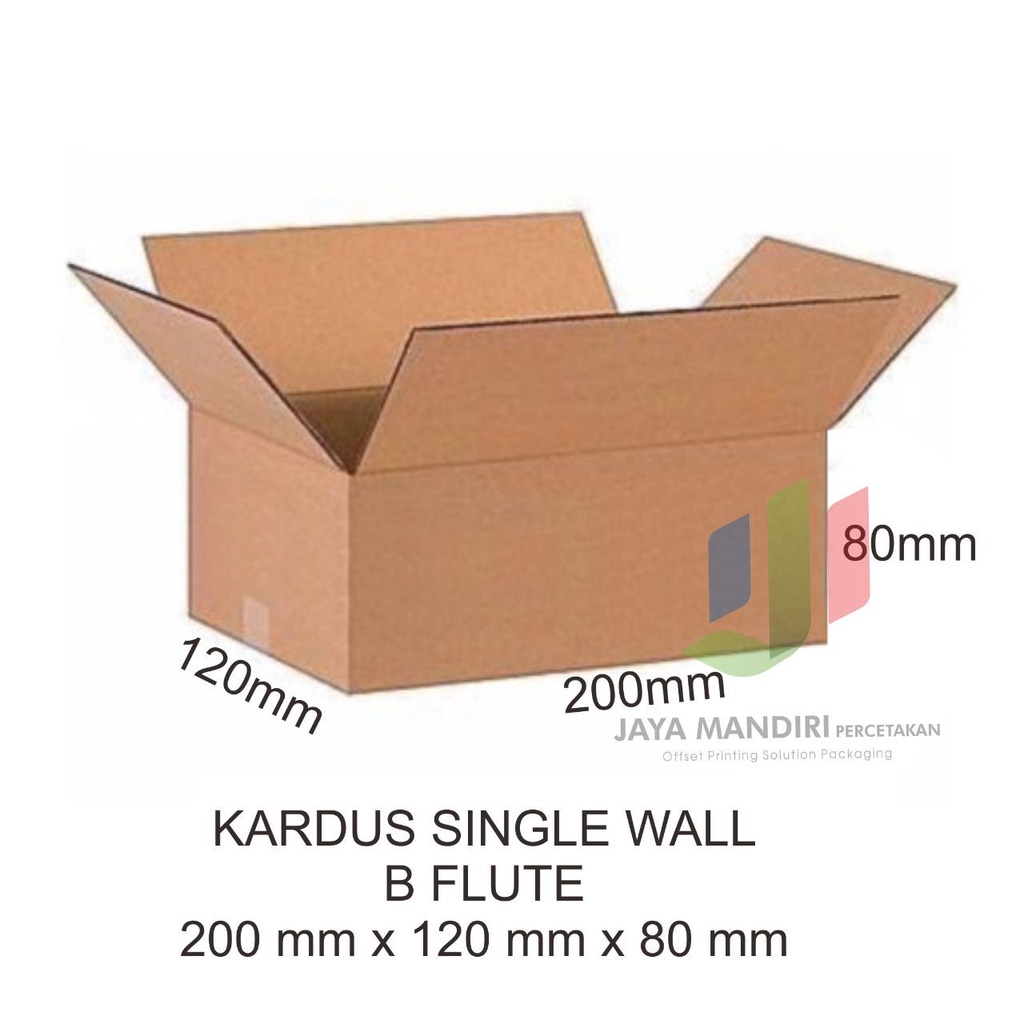 

Kardus packing 20x10x8 / dus baru polos/ corrugated box / karton 30 pcs