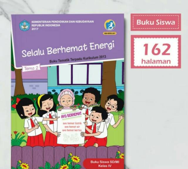 Rady stok!! Buku siswa tematik k13 kelas 4 tema 1 sampe 9 harga satuan www