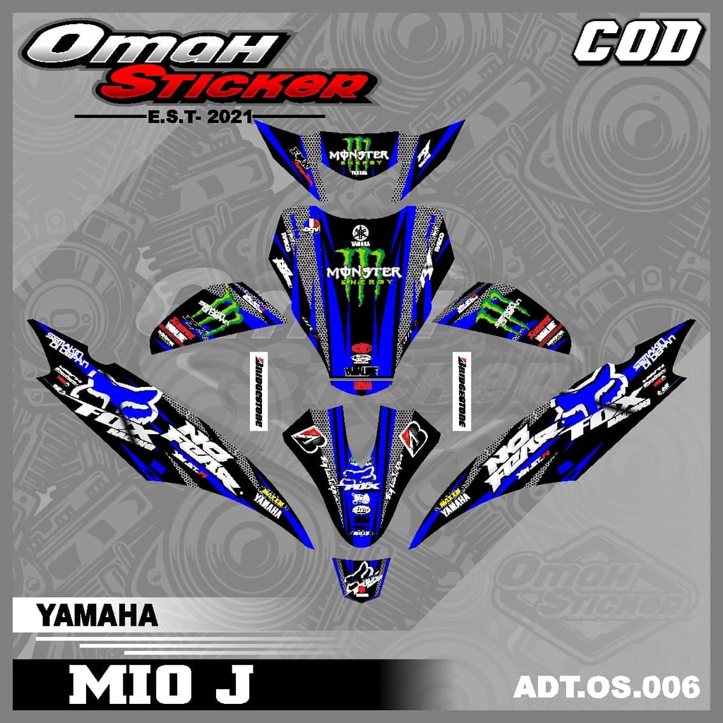 decal mio j full body .stiker decal mio j full body. ADT.006