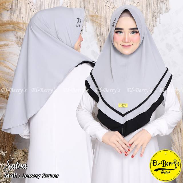 HIJAB EL BERRY SALVA / Jilbab EL berry Salva