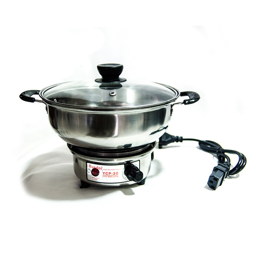 Yundai Elektrik Cooking Pot [Panci Masak Elektrik] Ukuran 20 Cm