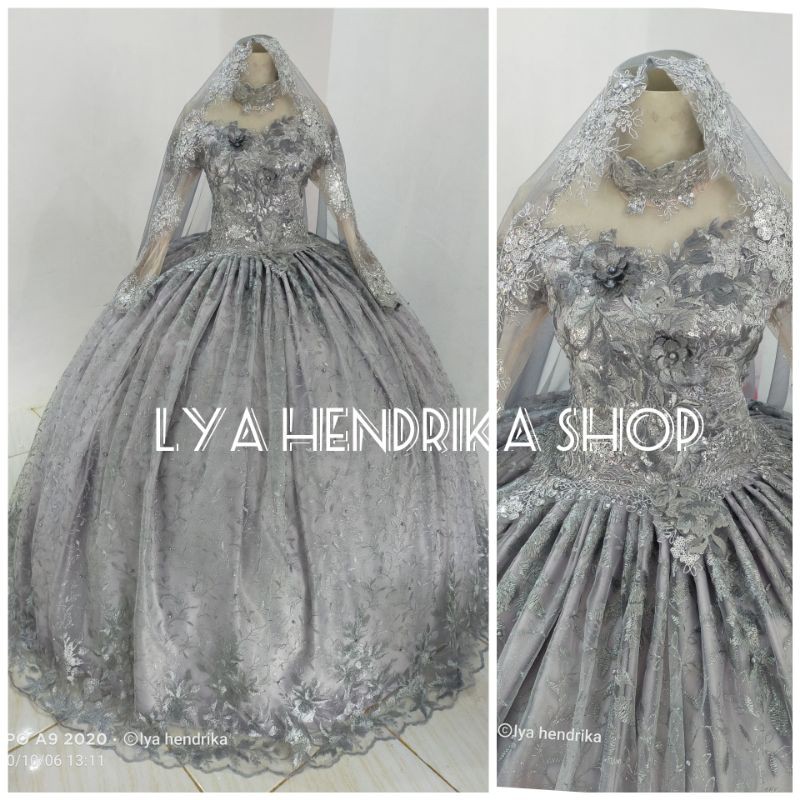 Ballgown + kerudung