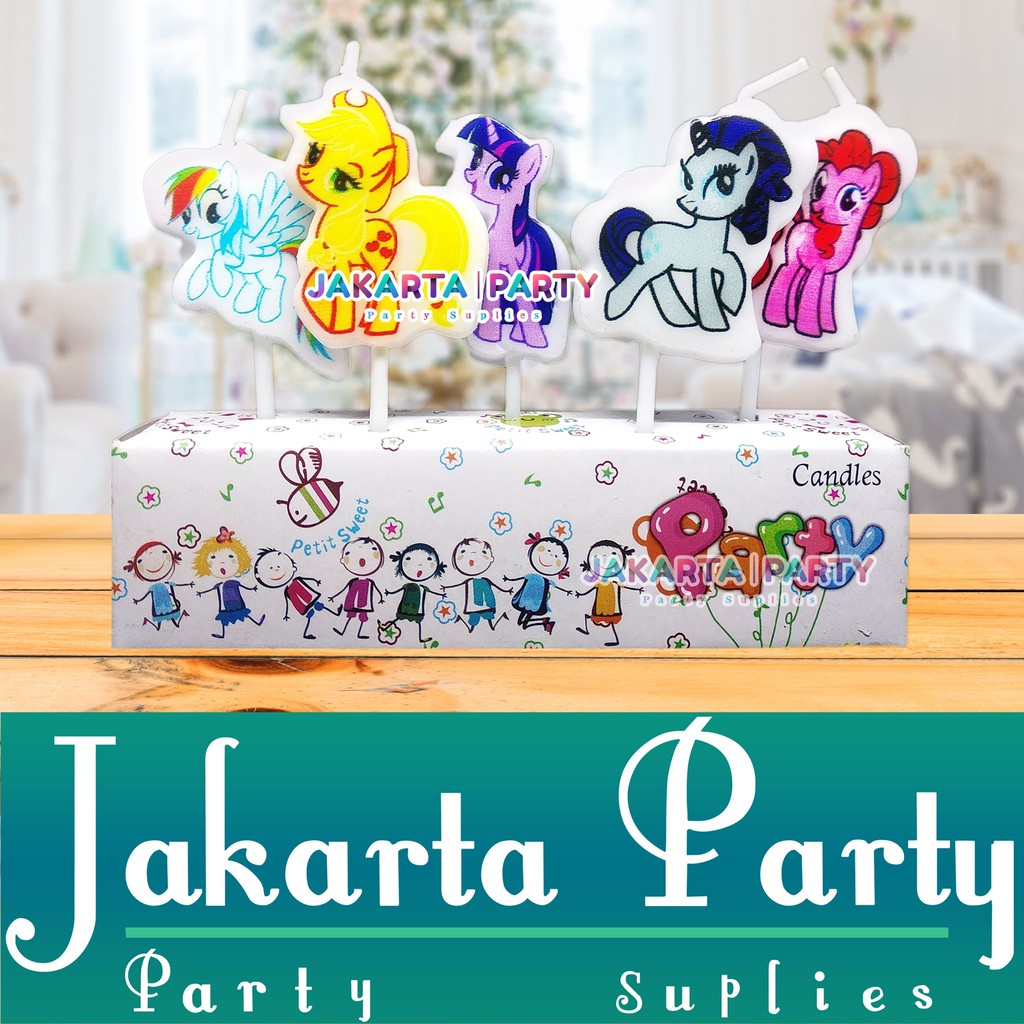 Lilin Karakter My little pony / lilin ultah litle pony / lilin kuda poni / lilin kue / lilin lucu
