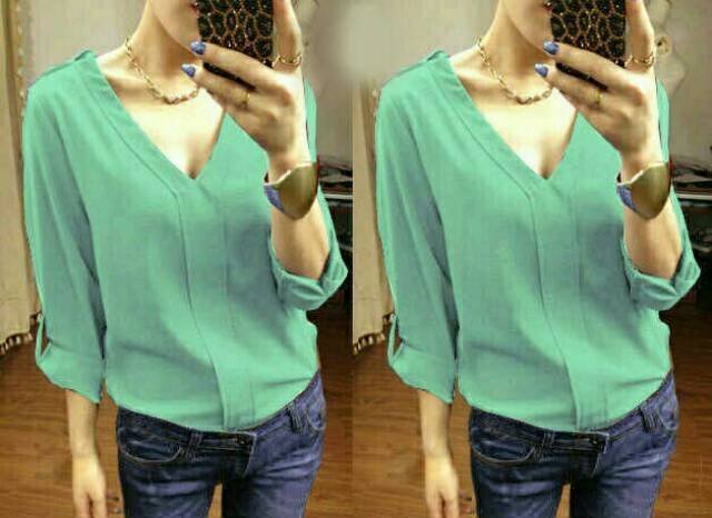 MM ATASAN BLOUSE ZARA / ATASAN WANITA ELEGANT TERBARU (ADA 9 WARNA)