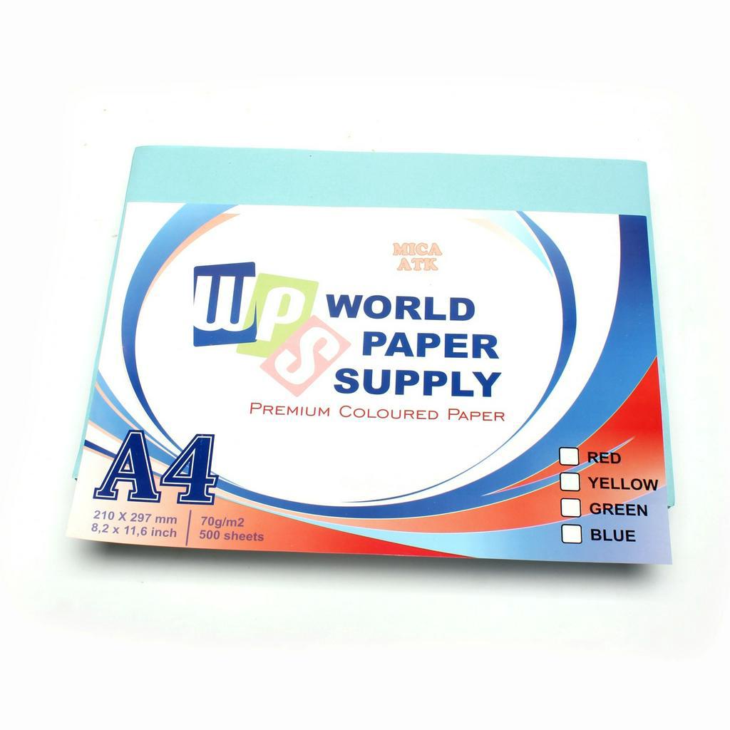 

WPS Kertas HVS A4 Warna Biru Muda 70gsm [ RIM ]