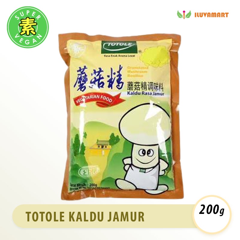 

Kaldu rasa Jamur Totole 200 gr / Thai Thai Lek Halal MUI