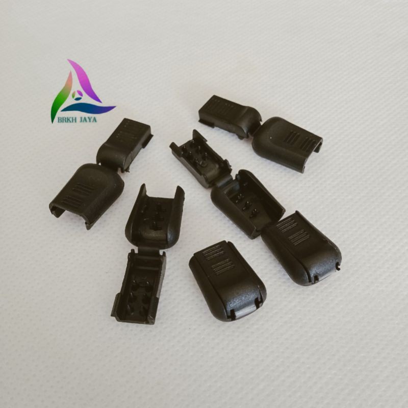 STOPPER LIPAT/CESS PULLER UJUNG TALI 1.0 CM HITAM