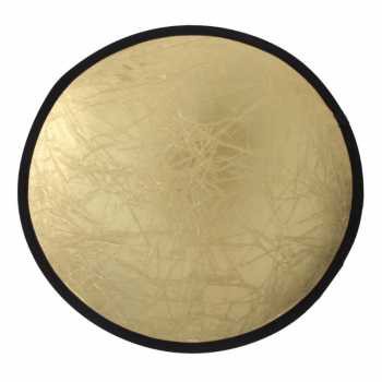 Round Reflektor Cahaya Studio Foto 2 in1 Gold Silver YE-R110 Fotografi Portabel Reflector Bulat