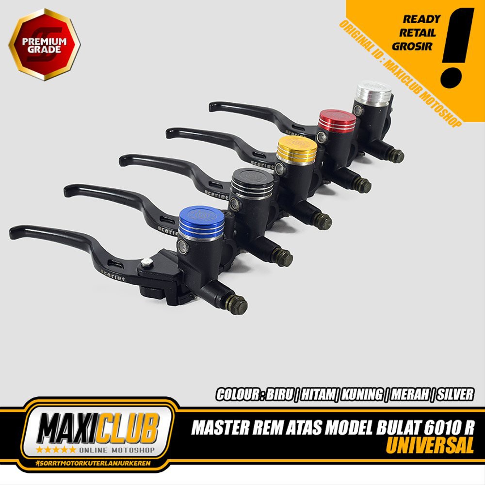 Variasi NMAX AEROX LEXI Master rem atas 6010 R Scarlet Tabung Bulat Nmax Aerox Lexi dll