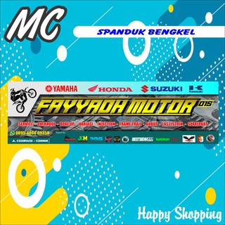 Spanduk Bengkel Mobil Bisa Request Desain Shopee Indonesia