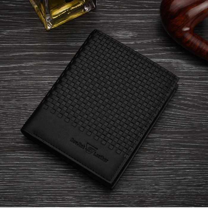 Dompet Lipat Kulit Pria vertikal Sevjink 730-2