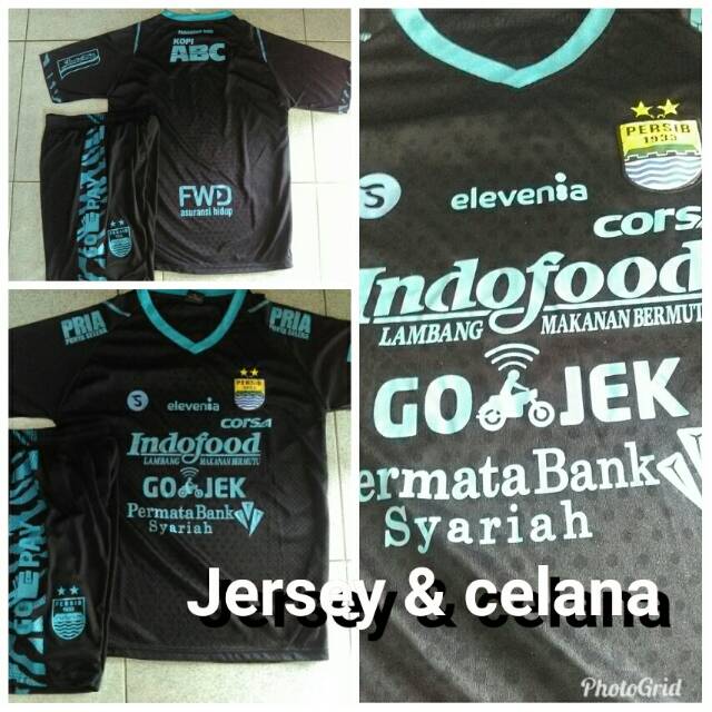 Setelan Jersey & Celana Persib Bandung 3rd Liga 1 2018