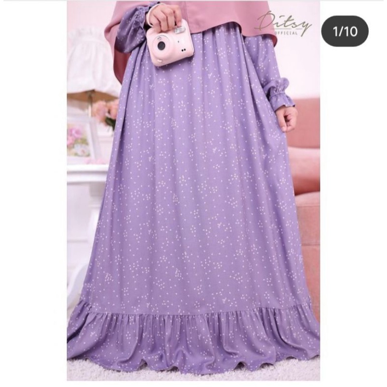 Ditsy Maret 2022 Liefde Mauve Size XL