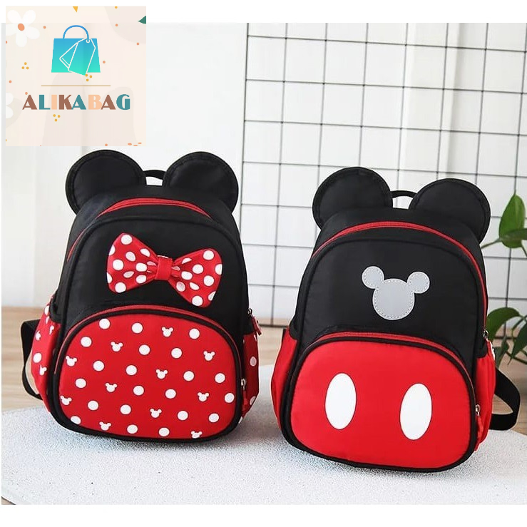 ALIKA BAG - Tas Ransel Backpack Anak Sekolah TK/SD Karakter Kartun