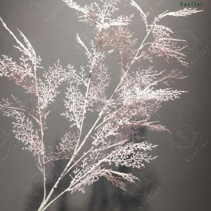 PROMO LR096 Daun Cemara asparagus /bunga artificial smoke bush