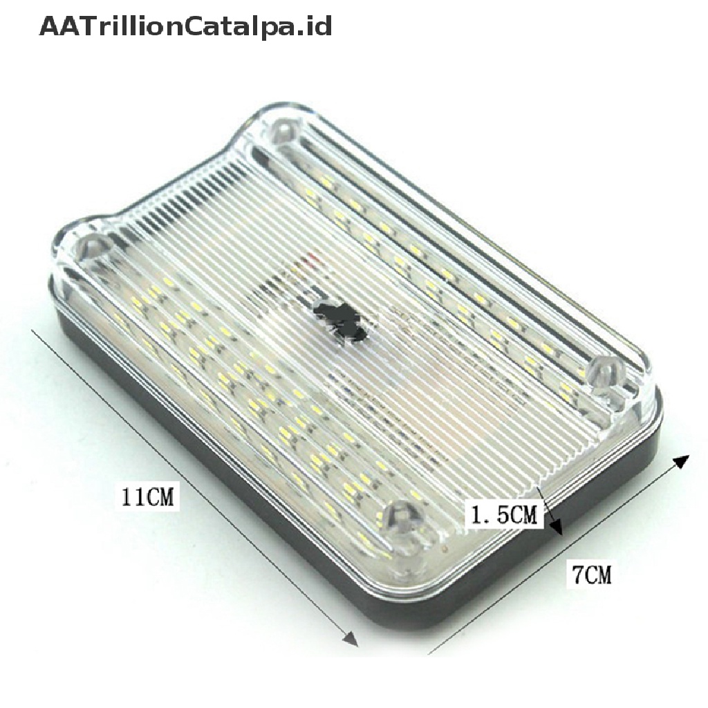 (AATrillionCatalpa) Lampu Baca 36-LED 12V Warna Putih Untuk Interior Mobil