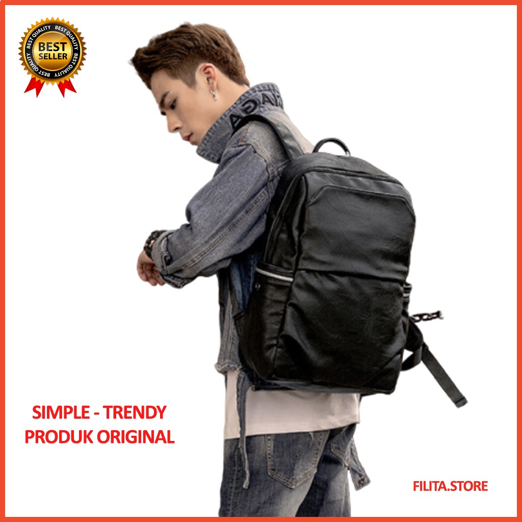 Tas Pria Tas Punggung R4E2 Tas Ransel Pria Ransel Mini Punggung Pria Pria Tas Punggung Gendong Kecil