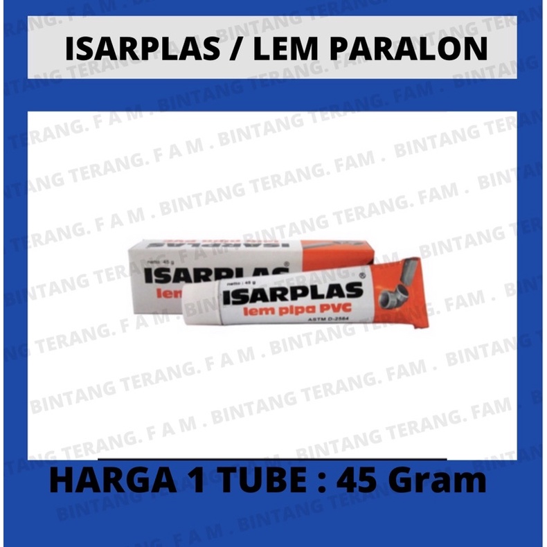 

Lem pipa isarplas / LEM PVC / ISARPLAS / LEM PARALON