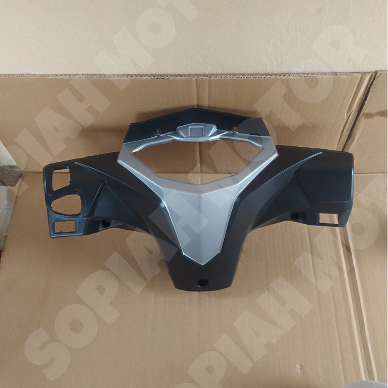 Batok kepala belakang motor supra X 125 fi injeksi 2014 2015 warna silver