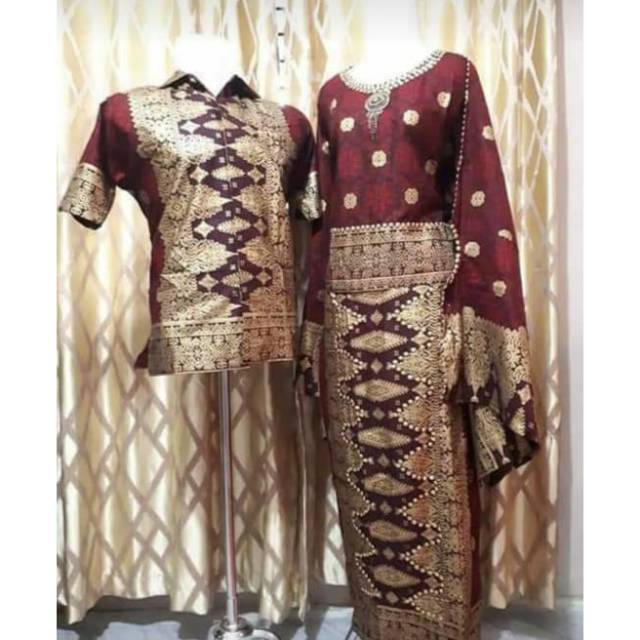 Batik couple palembang