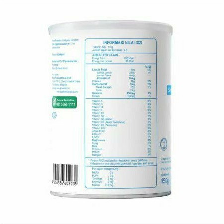 

Susu 400Gr 60 / Vanilla Orang Tua - Lansia/ Appeton