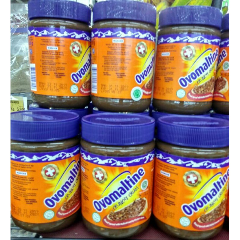 

OVOMALTINE CHOCOLATE CRUNCHY CREAM 380 GRAM