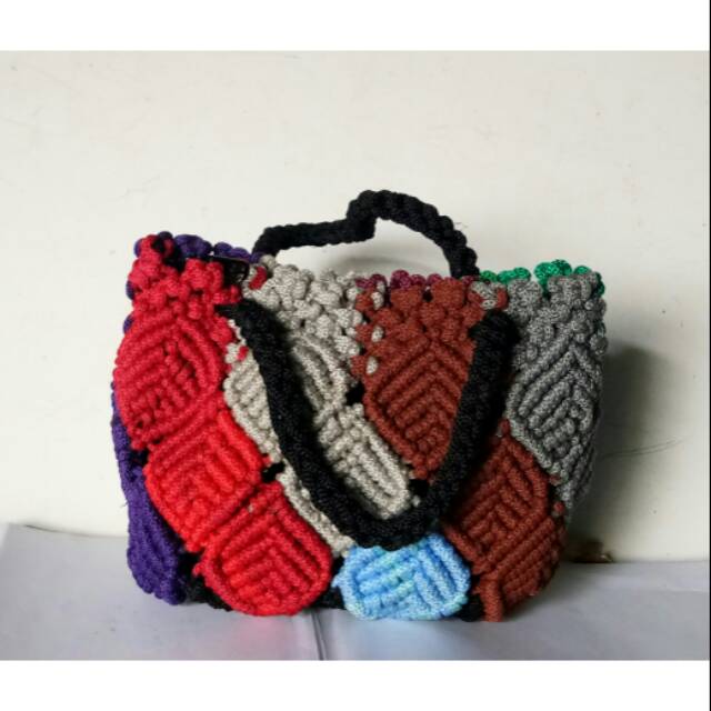 Tas Tali Kur Motif Daun